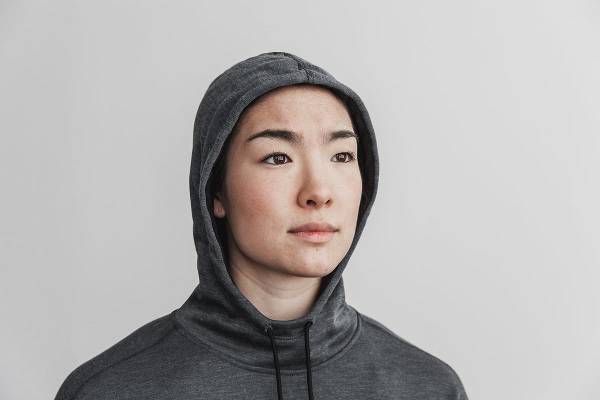 Nobull Women's Hoodie Deep Grey | Australia (MT5217)